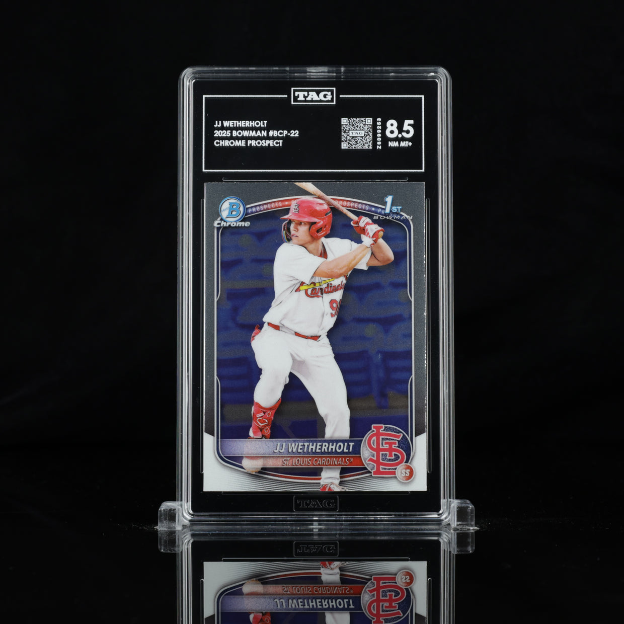 2025 Bowman Chrome Prospects #BCP-22 JJ Wetherholt, front