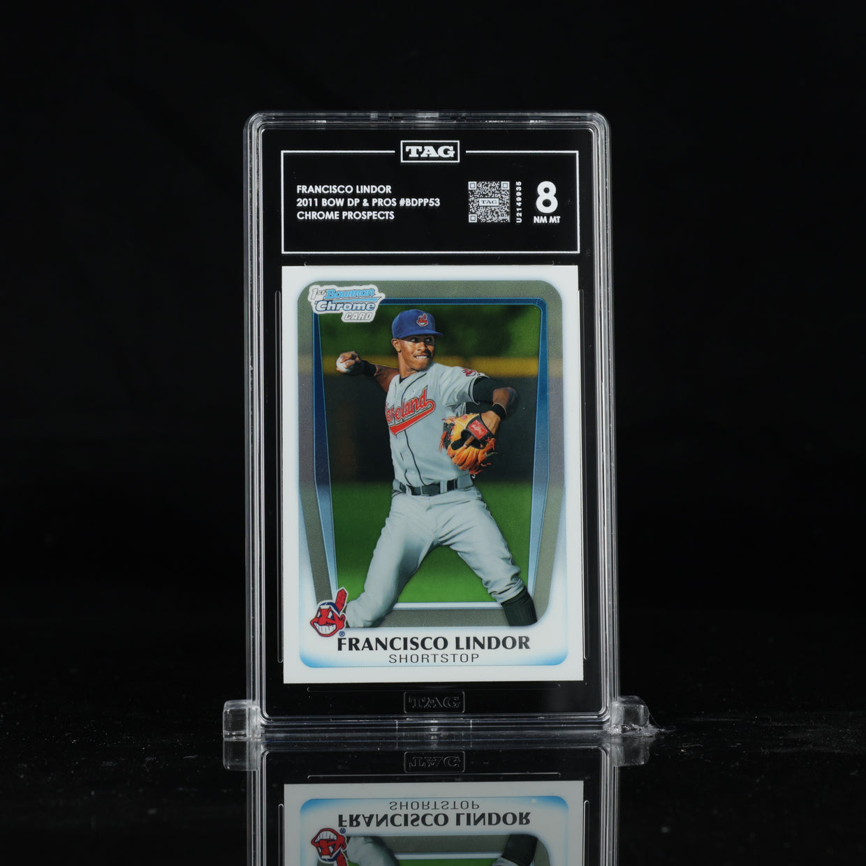 2011 Bowman Draft Prospects #BDPP53 Francisco Lindor, front