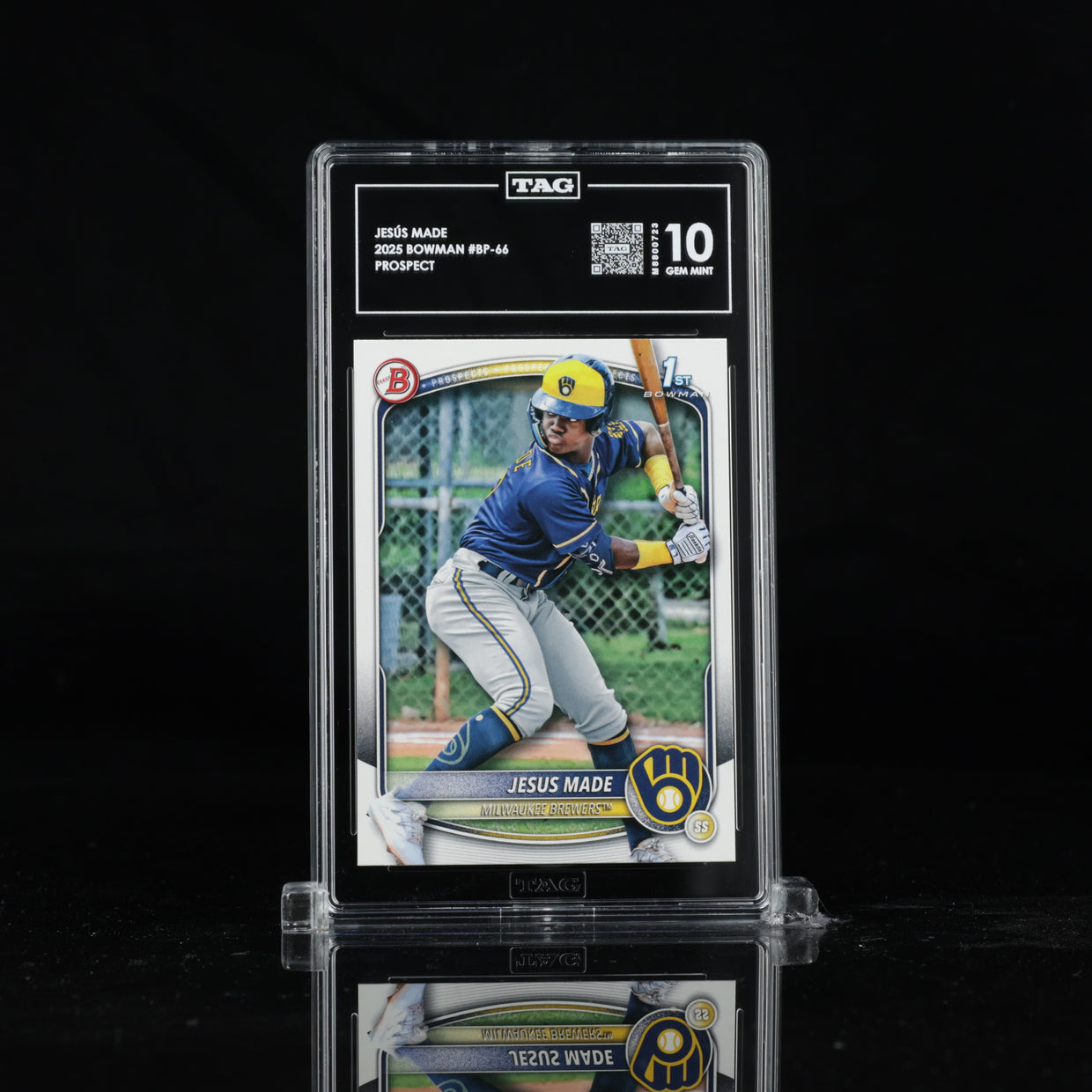 2025 Bowman Prospects #BP-66 Jesus Made, front