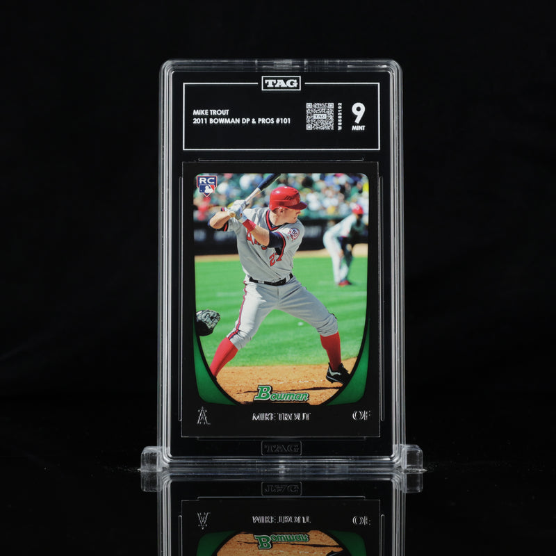 2011 Bowman Draft #101 Mike Trout, front