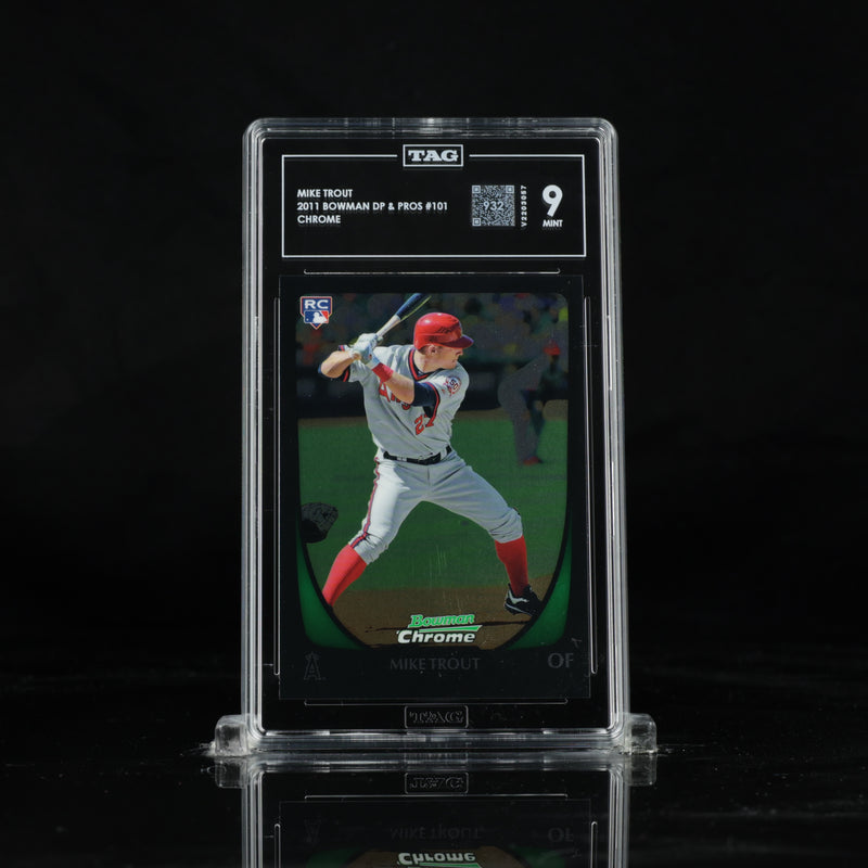 2011 Bowman Draft #101 Mike Trout, front