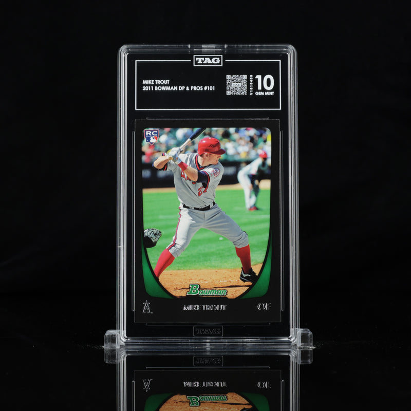 2011 Bowman Draft #101 Mike Trout, front