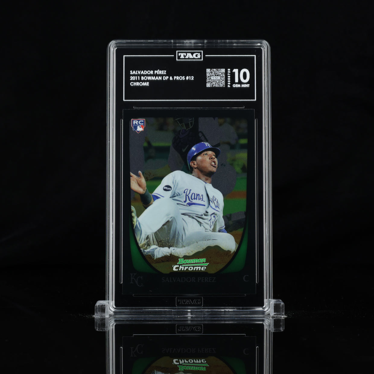2011 Bowman Chrome Draft #12 Salvador Perez, front