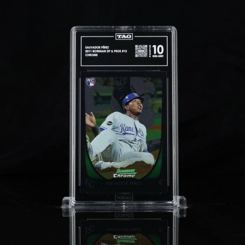 2011 Bowman Chrome Draft #12 Salvador Perez, front