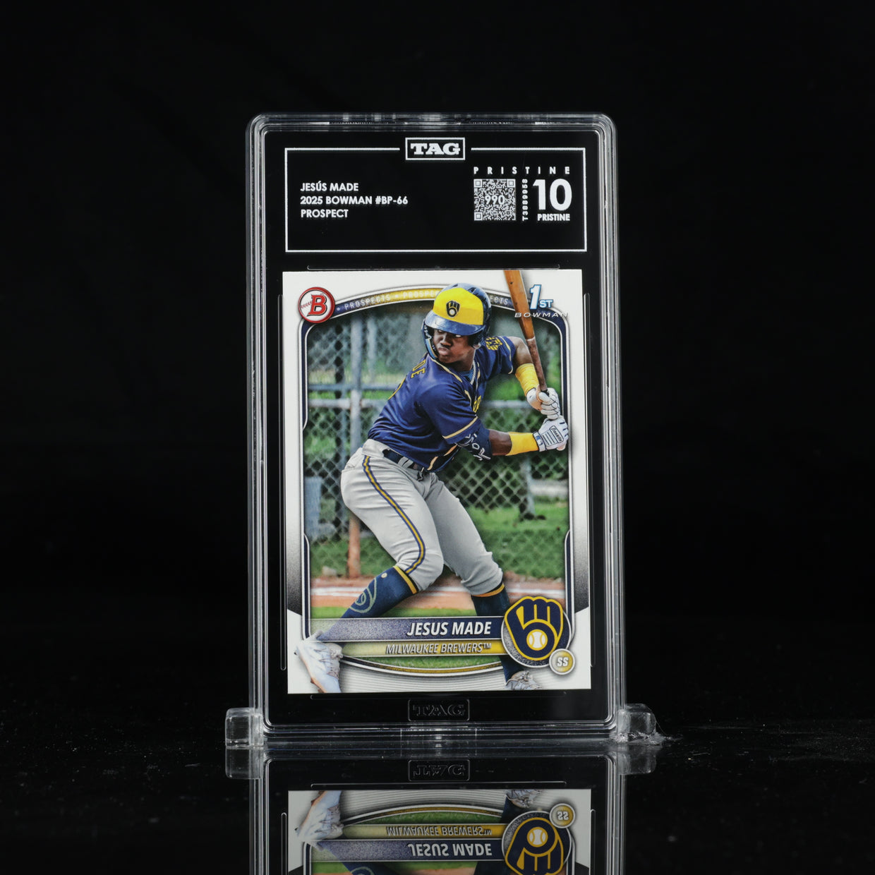 2025 Bowman Prospects #BP-66 Jesus Made, front