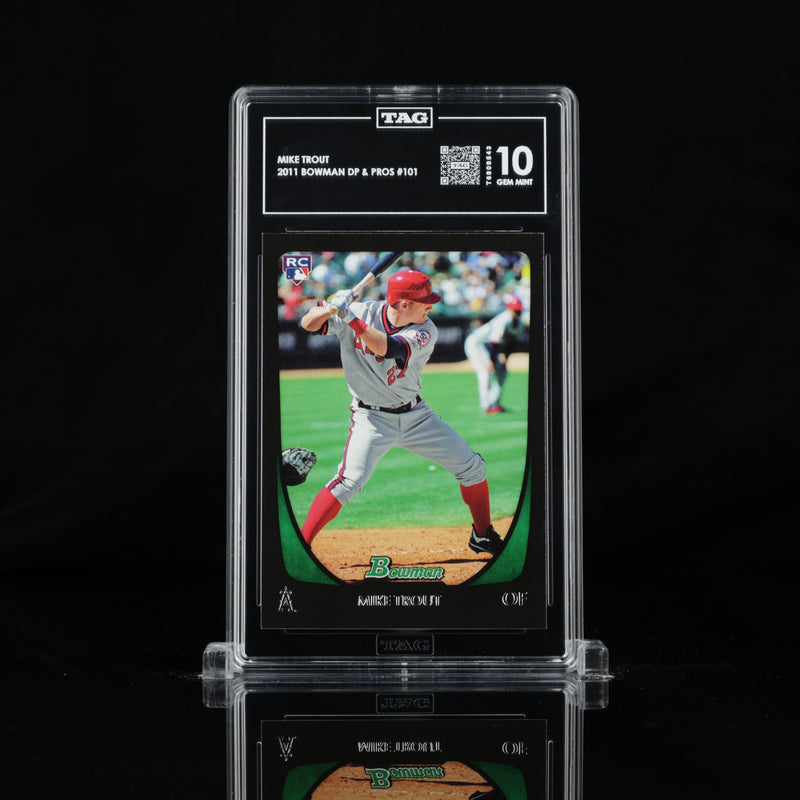 2011 Bowman Draft #101 Mike Trout, front