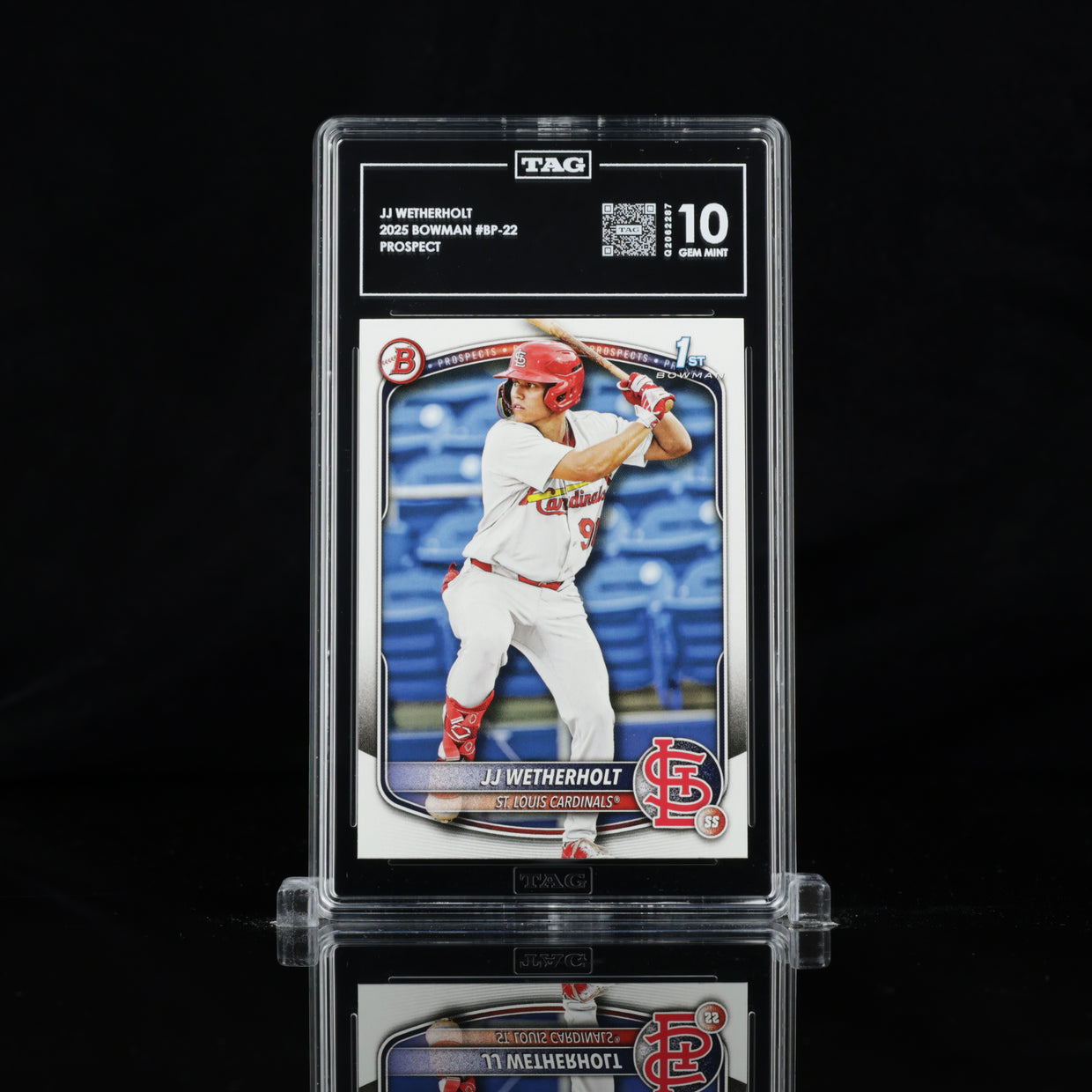2025 Bowman Prospects #BP-22 JJ Wetherholt, front