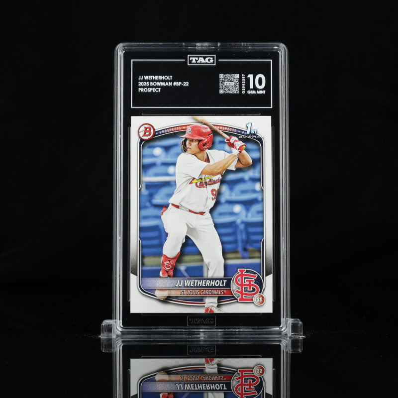 2025 Bowman Prospects #BP-22 JJ Wetherholt, front