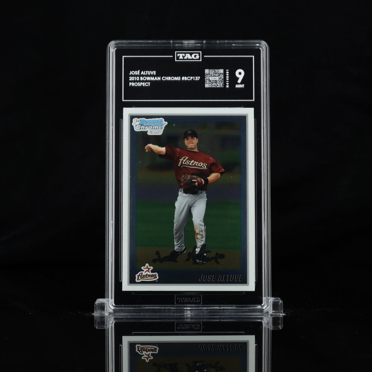 2010 Bowman Chrome Prospects #BCP137 Jose Altuve, front