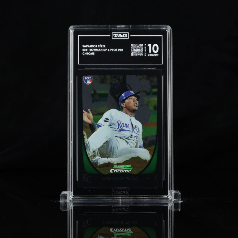 2011 Bowman Chrome Draft #12 Salvador Perez, front